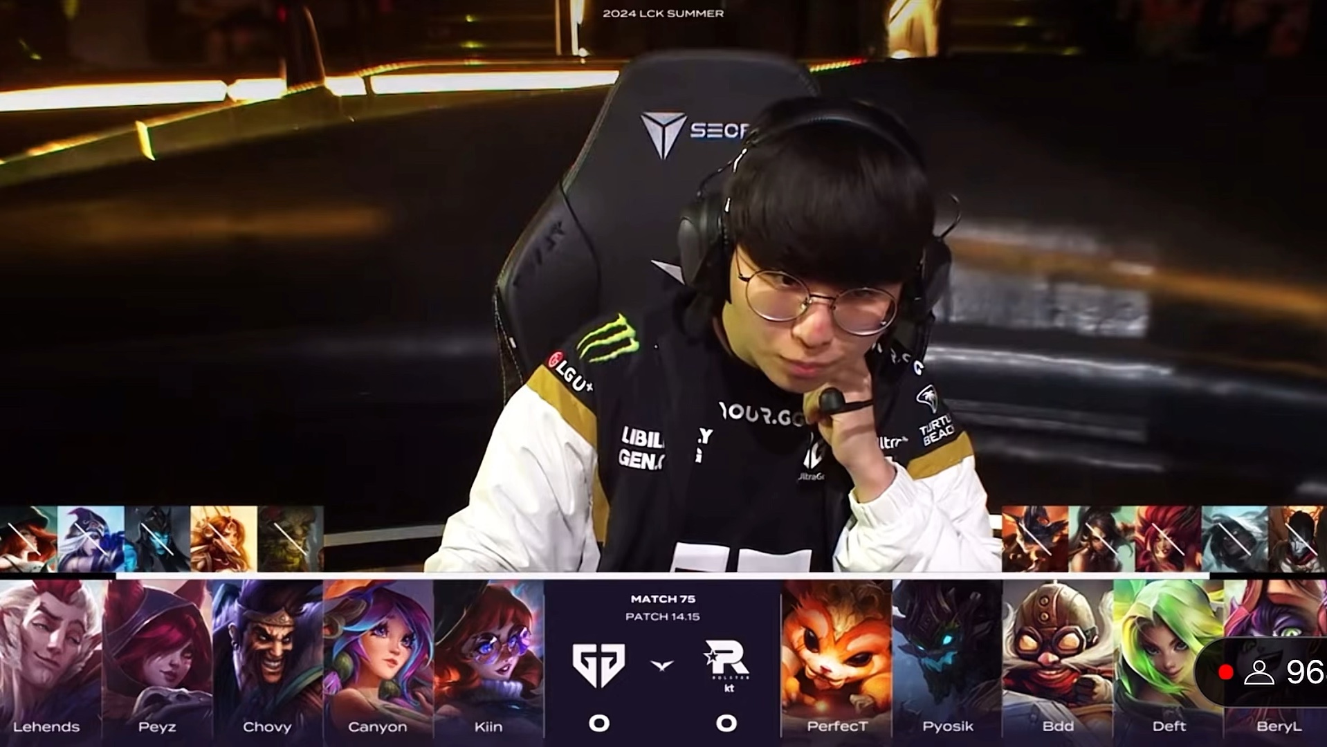 包含LCK：Bdd阿萝拉绕后失败，Gumayusi炸弹人三杀T1打出3换5的词条